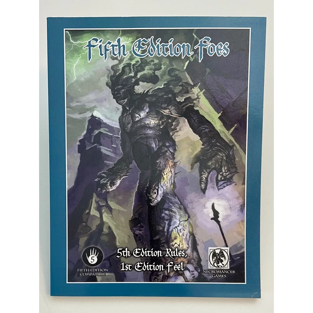 D&D Fifth Edition Foes Paperback 5th Edition Rules. D&D Necromancer Games. EUC